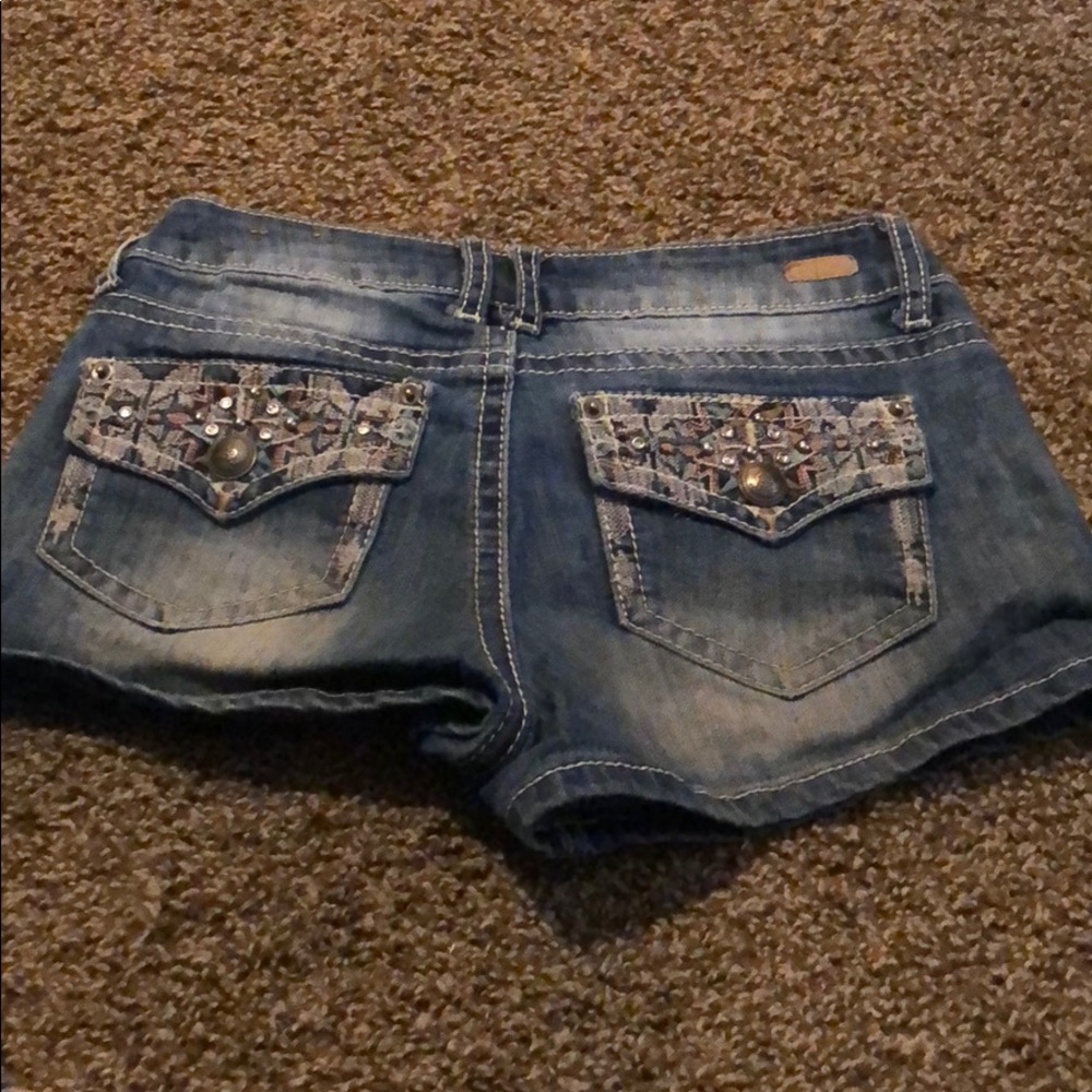 Blue jeans shorts